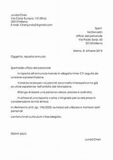 lettera all ufficio personale lettera di presentazione lettera all ufficio personale lettera di presentazione