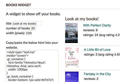 Image result for Widget Book Example