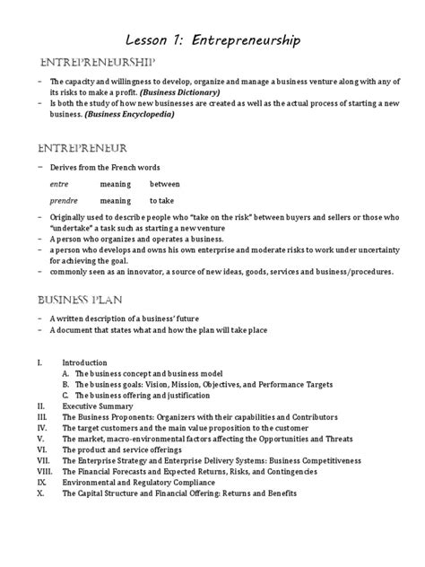 Entrepreneurship Lessons PDF 的图像结果