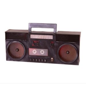 Radio antigua con luz y sonido