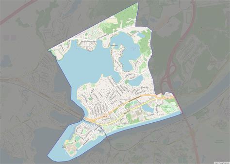 Map of Buzzards Bay CDP - Thong Thai Real