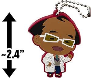 Tiger & Bunny Doc Saito ~2.4" Character Keychain x DMP Rubber Flat ...