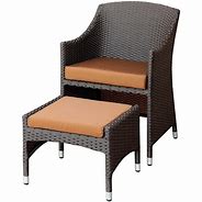 Image result for Modern Chair and Ottoman