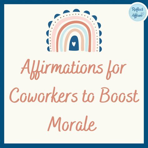 Affirmation for Coworkers for Success in the Workplace - Reflect Affirm