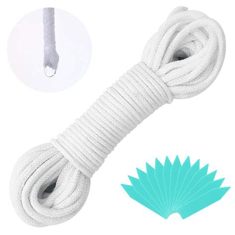 Augshy 1/6 Inches Self Watering Wick Cord String Cotton Rope for DIY ...