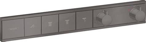 RainSelect Shower mixers: 4 functions, Brushed Black Chrome, Item No ...