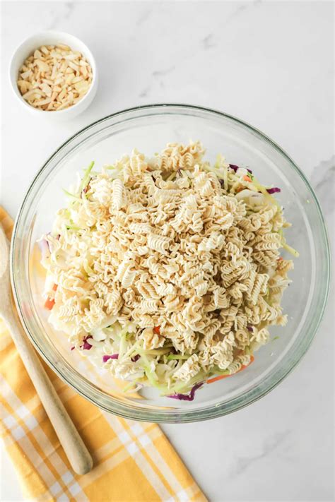 Ramen Noodle Coleslaw - Cooking With Carlee