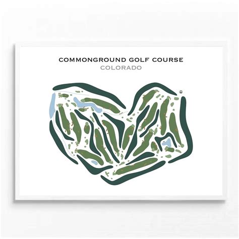 Order the printed golf artwork of Common Ground, Colorado