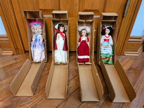 Vintage 70's Blue Bonnet Margarine 8" Collector's Dolls Set of 4: | eBay
