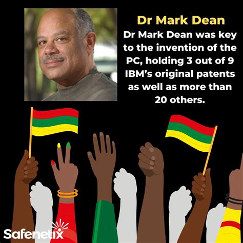 Dr Mark Dean is a computer scientist who revolutionized the world with his contributions to IBM ...