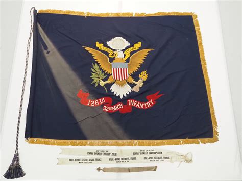 126th United States Infantry — Michigan Battle Flags