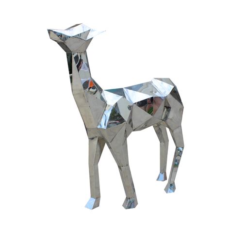 玻璃钢长颈鹿雕塑，仿真长颈鹿雕塑 - 卓景雕塑公司