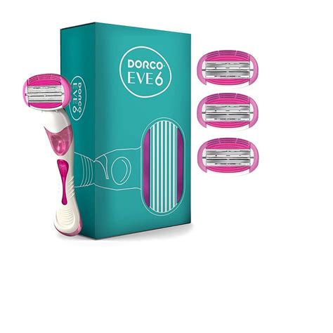 Dorco Eve 6 Handle With 4 Cartridges – dorcoIndia