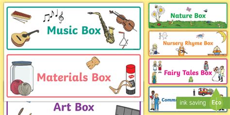 Topic Box Labels | Resource | Twinkl USA