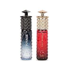 Manasik Set of 2 Alcohol Free Premium Attar, Voyage For Men & Toot ...