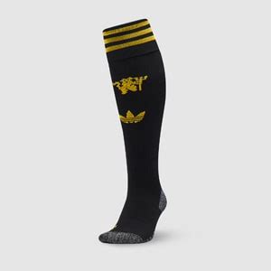 adidas Originals Manchester United 25/26 Third Socks - White/Black/MUFC ...