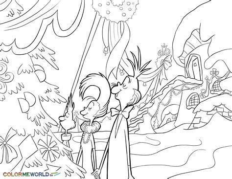 Whoville Characters Coloring Pages - Printable Dr. Seuss Christmas ...