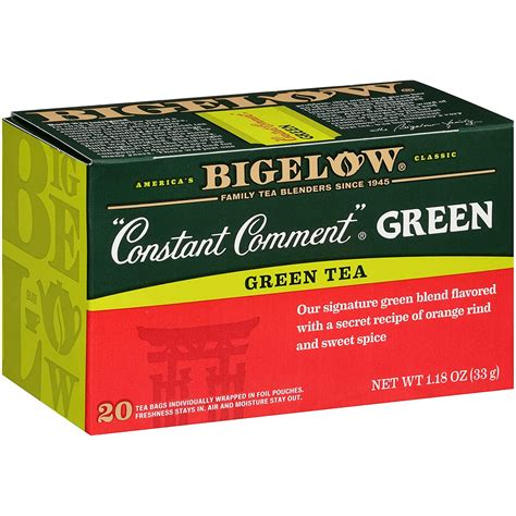 Bigelow Constant Comment Spiced Green Tea, 120 Caffeinated Tea Bags ...