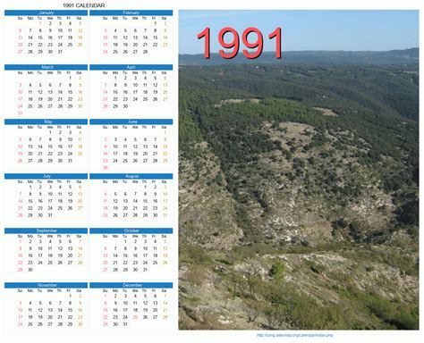 1991年(平成3年)の日本の祝日・休日一覧(Excel・CSV形式)と無料の印刷用カレンダーPDF - 祝日ネット