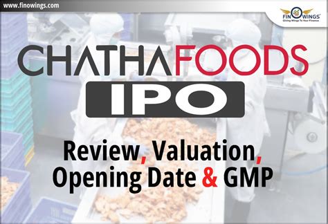 Chatha Foods Ltd. IPO: Review, Valuation, Opening Date & GMP