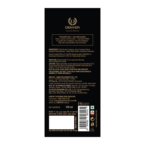 DENVER Sun Vibe Perfume 100ml – Denverformen