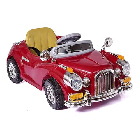 Kids Vintage Car Motorized Vehicles With Remote Control Ride