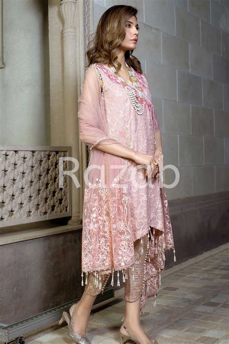 Razab Luxury Chiffon Collection 2019 – THR 1106 PINK HORIZON – YourLibaas