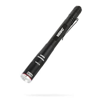 Rechargeable Pen Light Flashlight 360-Lumens: NEBO Inspector ...