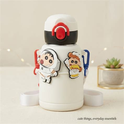 Shinchan Kids Water Off-White Insulated Bottle – Okiedoky