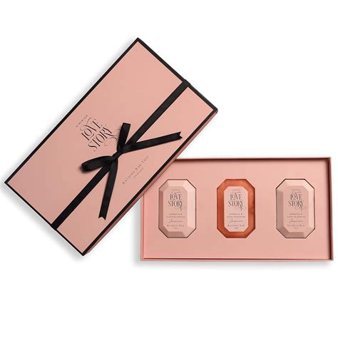 Kimirica Love Story Handmade Bathing Soap Bar Trio Gift Box with ...