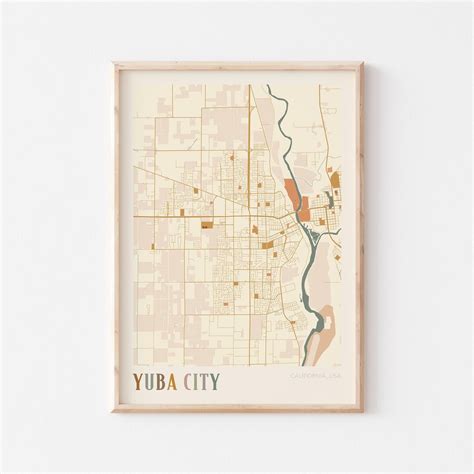 Yuba City Map Poster, Yuba City Print, Yuba City Poster, Yuba City Wall ...