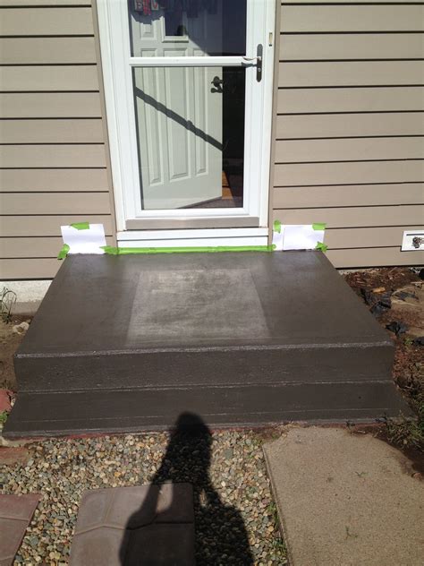 Painting Concrete Steps Before After at James Givan blog