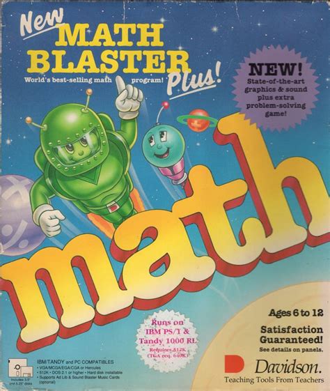 Image result for CD-ROM Math Blaster