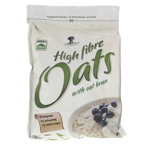Heart Land High Fiber Oats with Oat Bran 750 g Online at Best Price ...