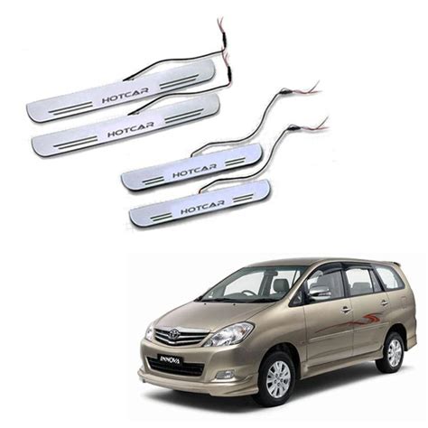 Toyota Innova - LED Door Sill Scuff Plates - Acrylic