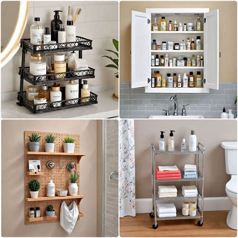 40 Small Bathroom Storage Ideas and Organization (2024)
