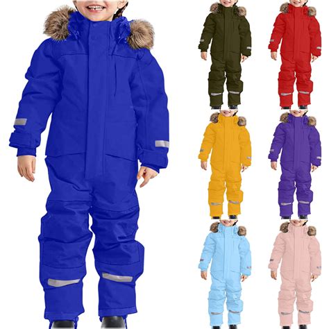 Aboser Kids Waterproof Snow Suit Boys Girls Onesie Snowsuits 2026 ...