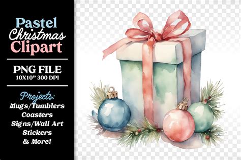 Christmas Gift Clipart Graphic by Lisa Smith · Creative Fabrica
