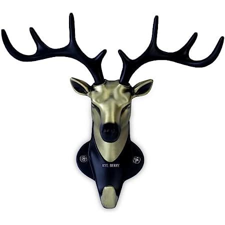 NB Crafted wooden wall Mounted Deer key holders for home, Office ...