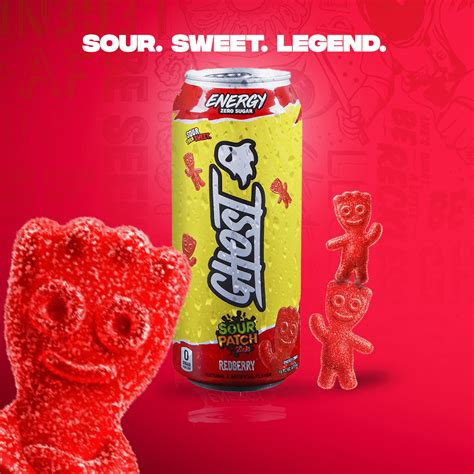 GHOST x Sour Patch Kids Energy Drink collab on Behance