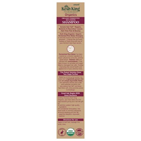 Kesh King Organics Fermented Rice Water Shampoo, 300 ml Price, Uses ...