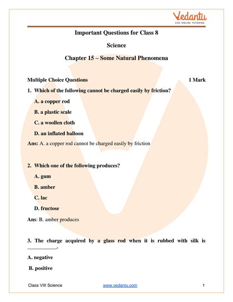 Image result for Class 8 Science Chapter 1 Important Questions