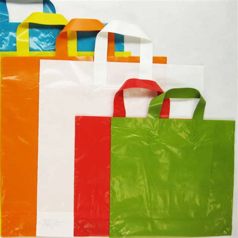 Custom Design Logo Printing Plastic Shopping Bag for Clothing - China ...