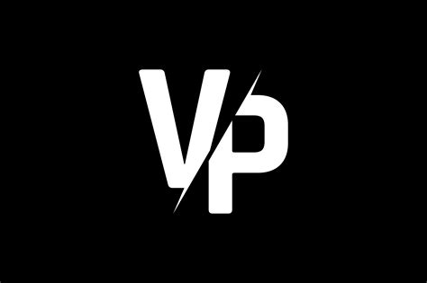Monogram VP Logo Design Gráfico por Greenlines Studios · Creative Fabrica