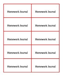 Image result for Homework Journal