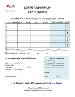 Fillable Online valencia unm Fillable Online univserv unm REQUEST FOR ...