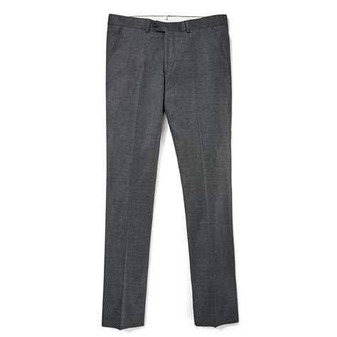 Italian Wool Dress Pants - Dark Gray Sharkskin - Jomers