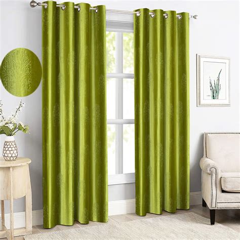 Buy IVAZA Premium Polyester Floral Tree Punch Window Curtain Parda for ...