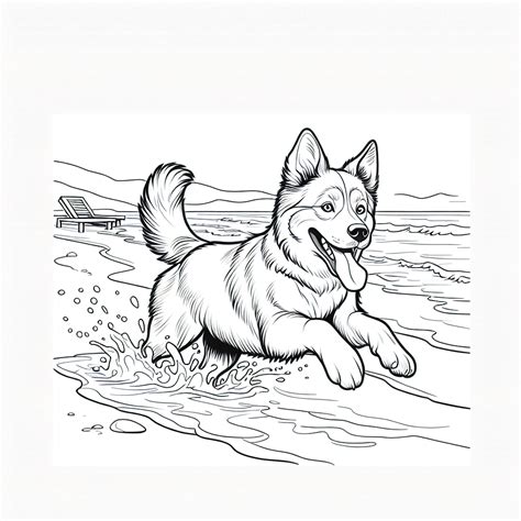 Pet – 238 Animals – Beach - GoGo Coloring