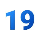 Number 19 Icons & Symbols